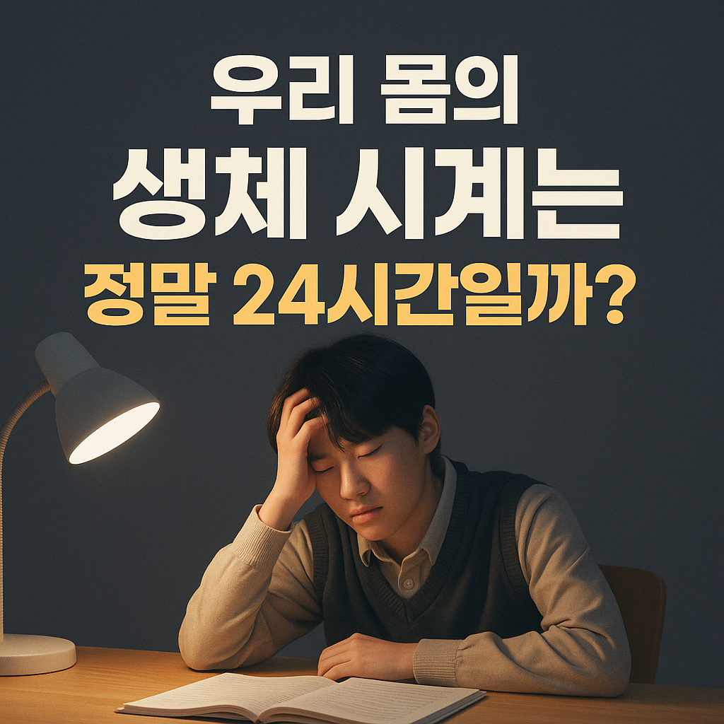우리 몸의 생체시계는 정말24시간일까?