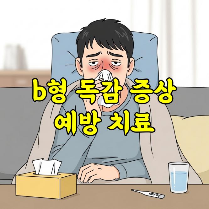 B형 독감 증상 총정리