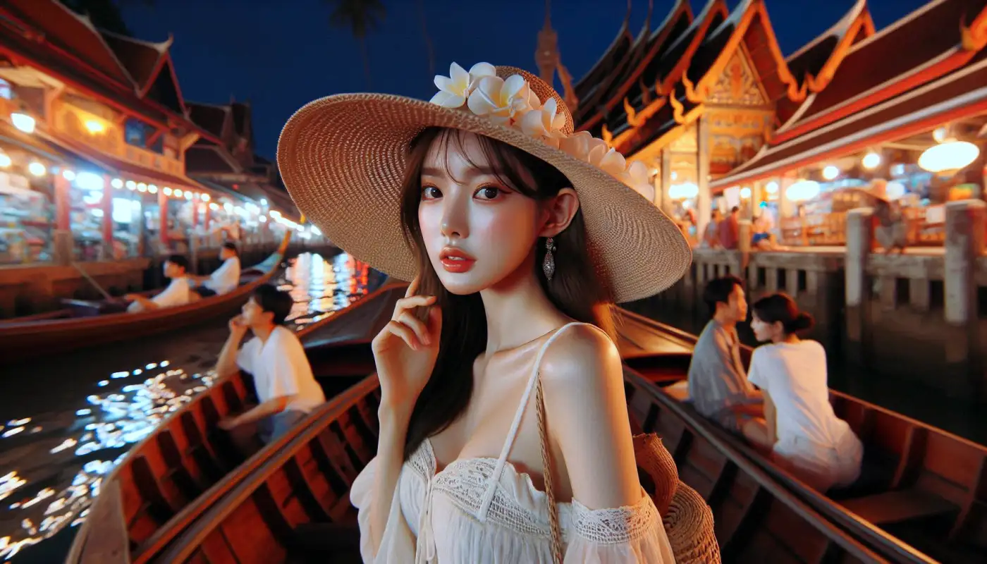 태국-여행시기를-알아보고-관광하는-여성의-모습