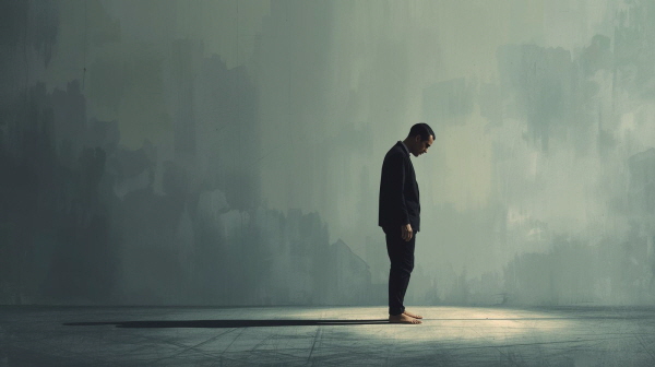 조용히 버티다 혼자만 상처받는 마음에 관한 그림