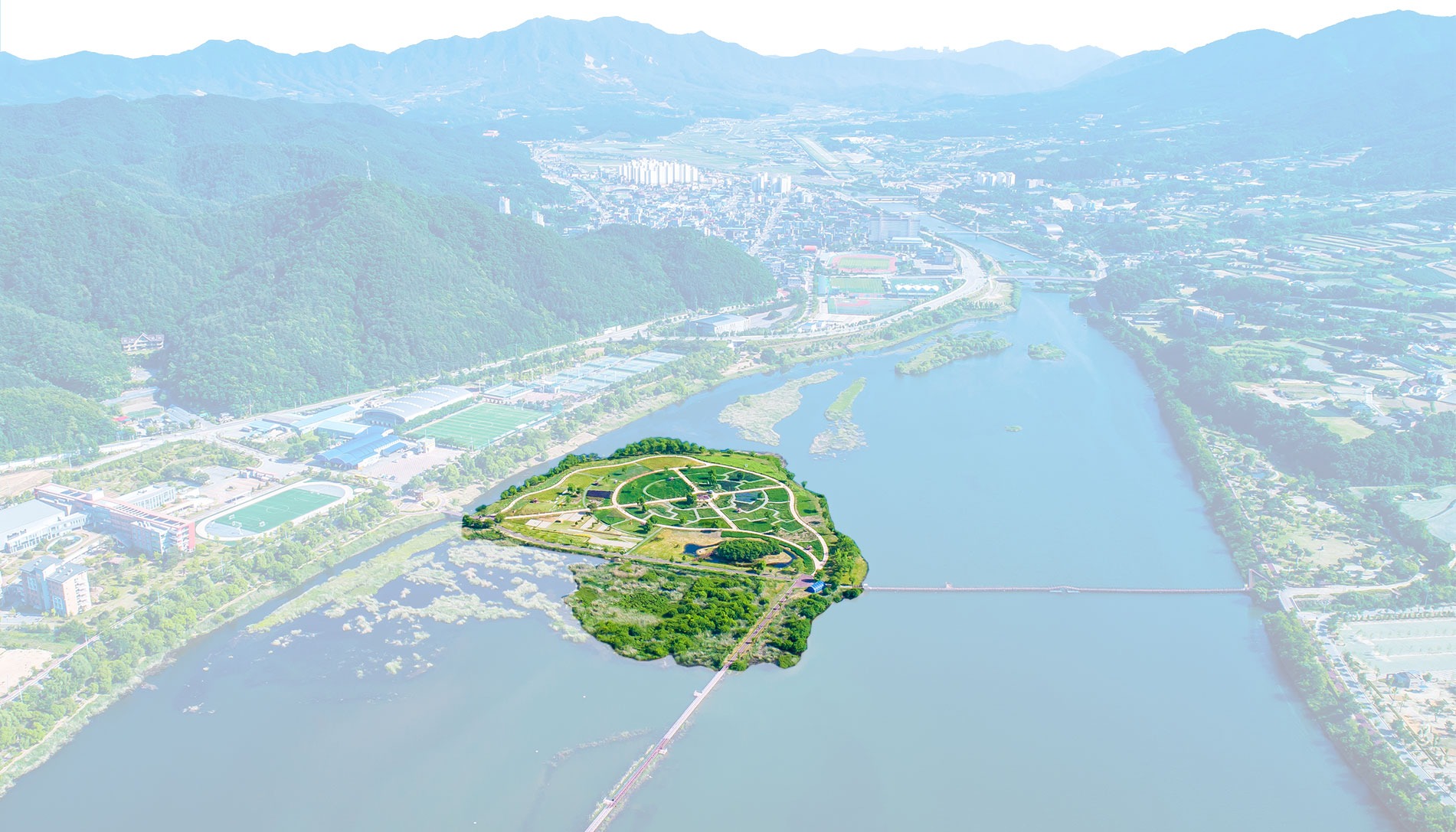 양구 파로호 꽃섬