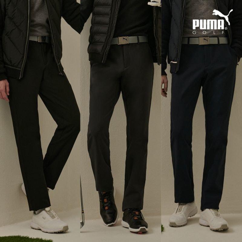 PUMAGOLF 22FW 푸마골프 남성 슬림핏 기모 본딩 팬츠 3컬러