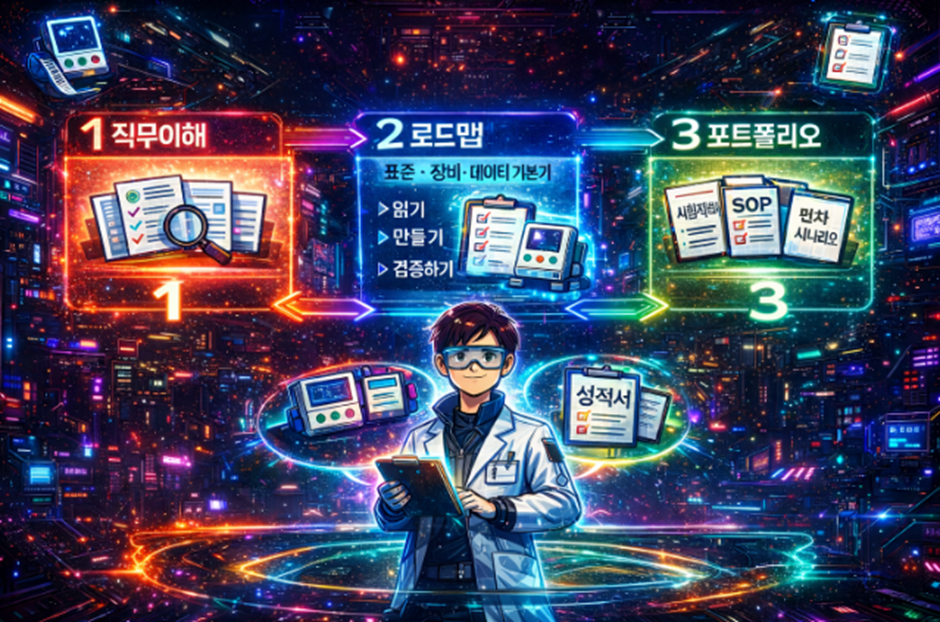 의료기기 시험원 직무 이해 로드맵 포트폴리오 관련 사진