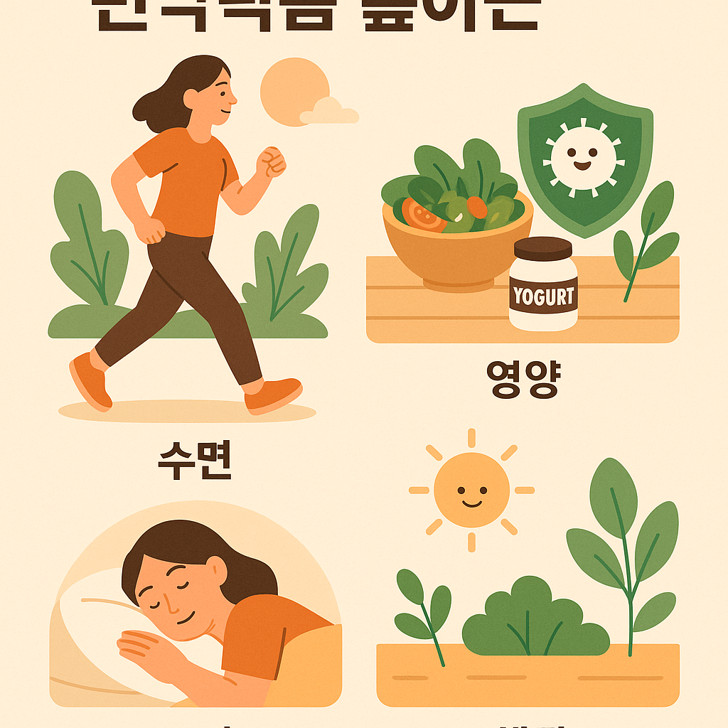 면역력을 높이는 생활 루틴