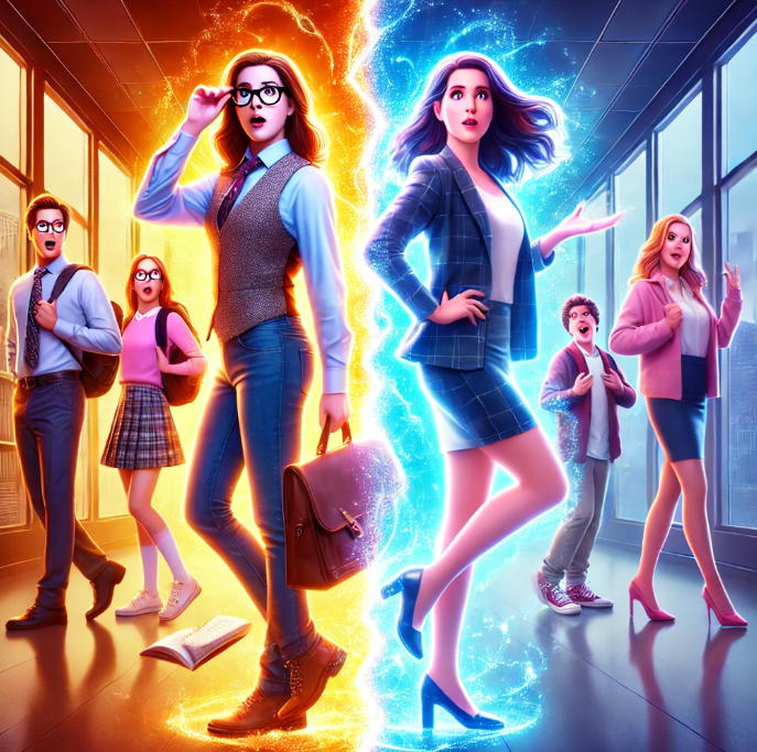 영화속에서 몸이 바뀌는 주인공들 이미지