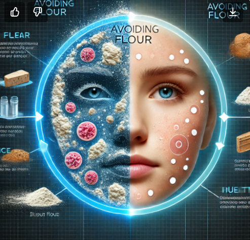 밀가루 끊기 전후 피부 변화, 정말 놀라운 결과!