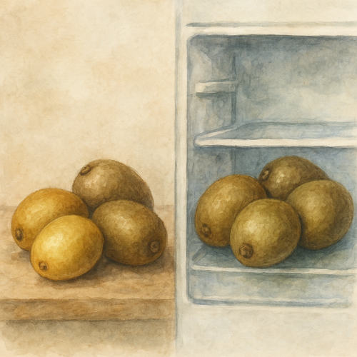 키위-실온-냉장-차이