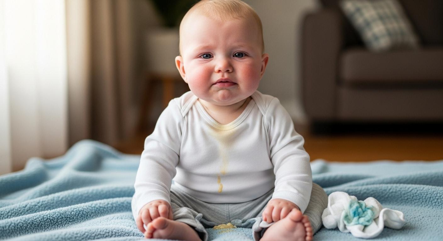 아기 독감 증상 구토