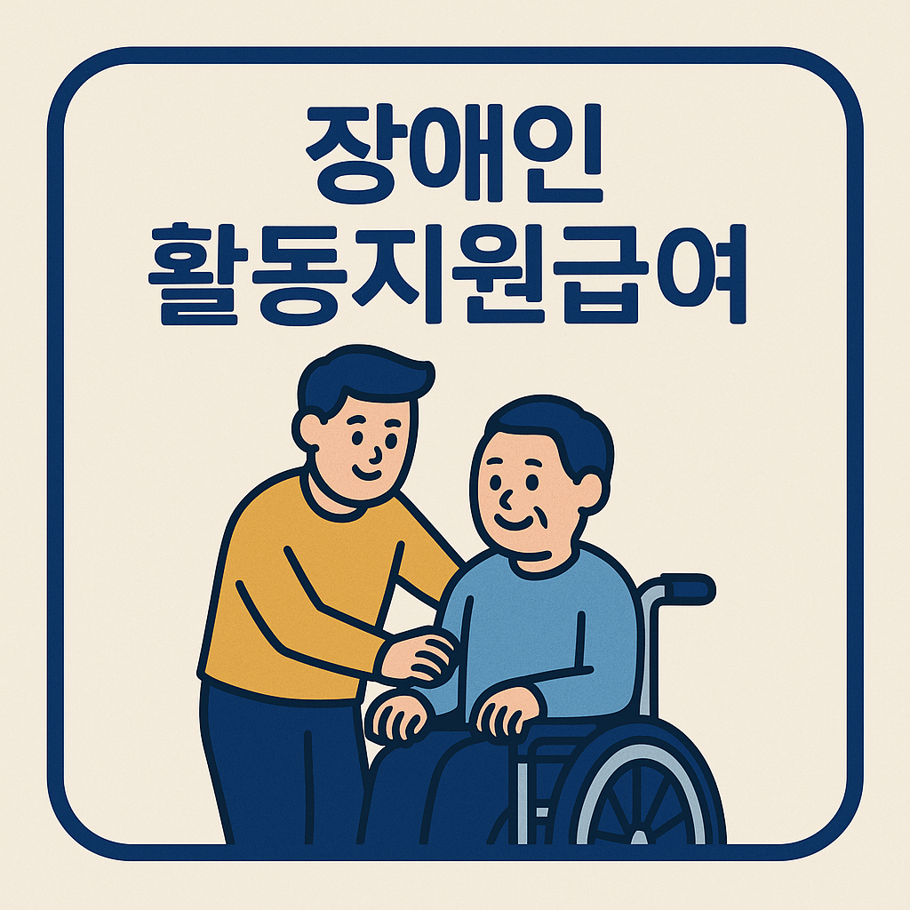 장애인 활동지원급여