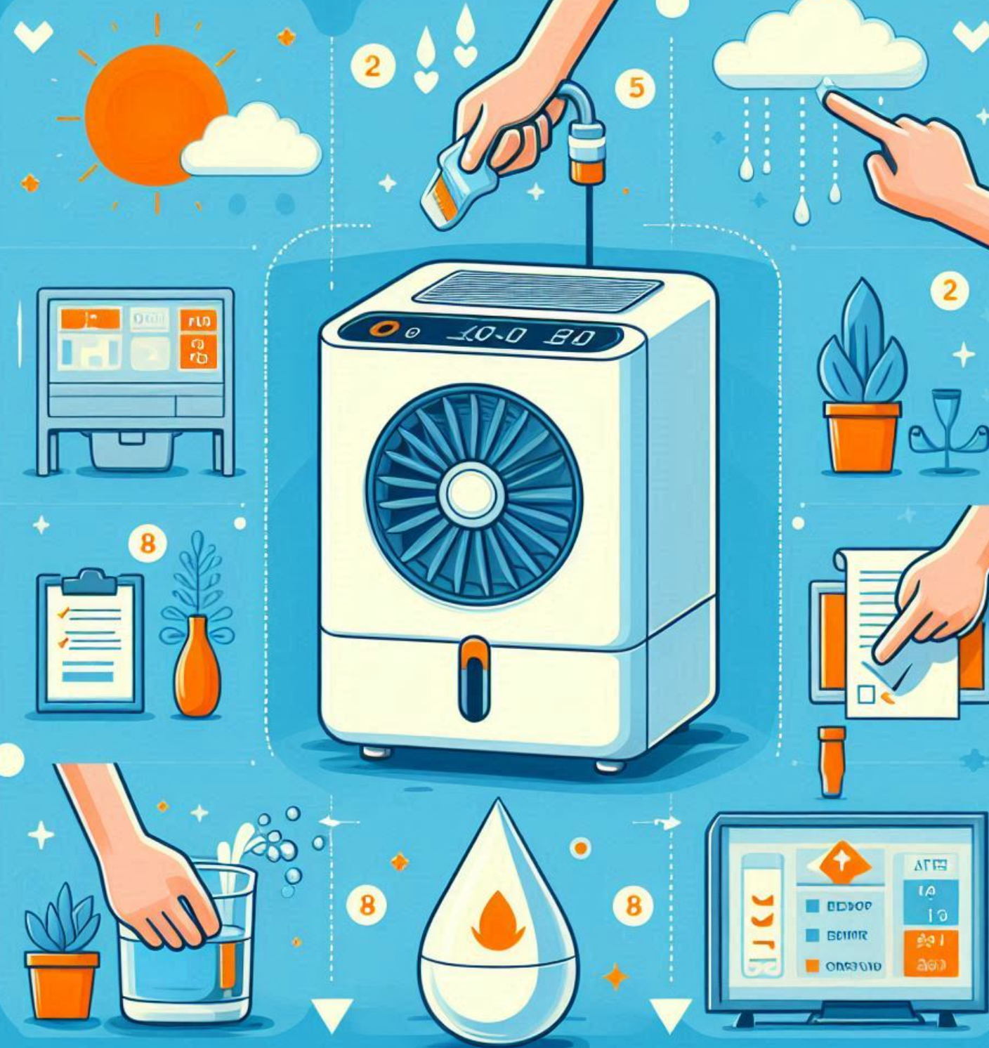 제습기 용량과 평수 계산법 제습기 원리 알아보기