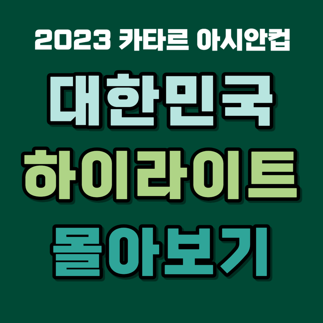 하이라이트 몰아보기