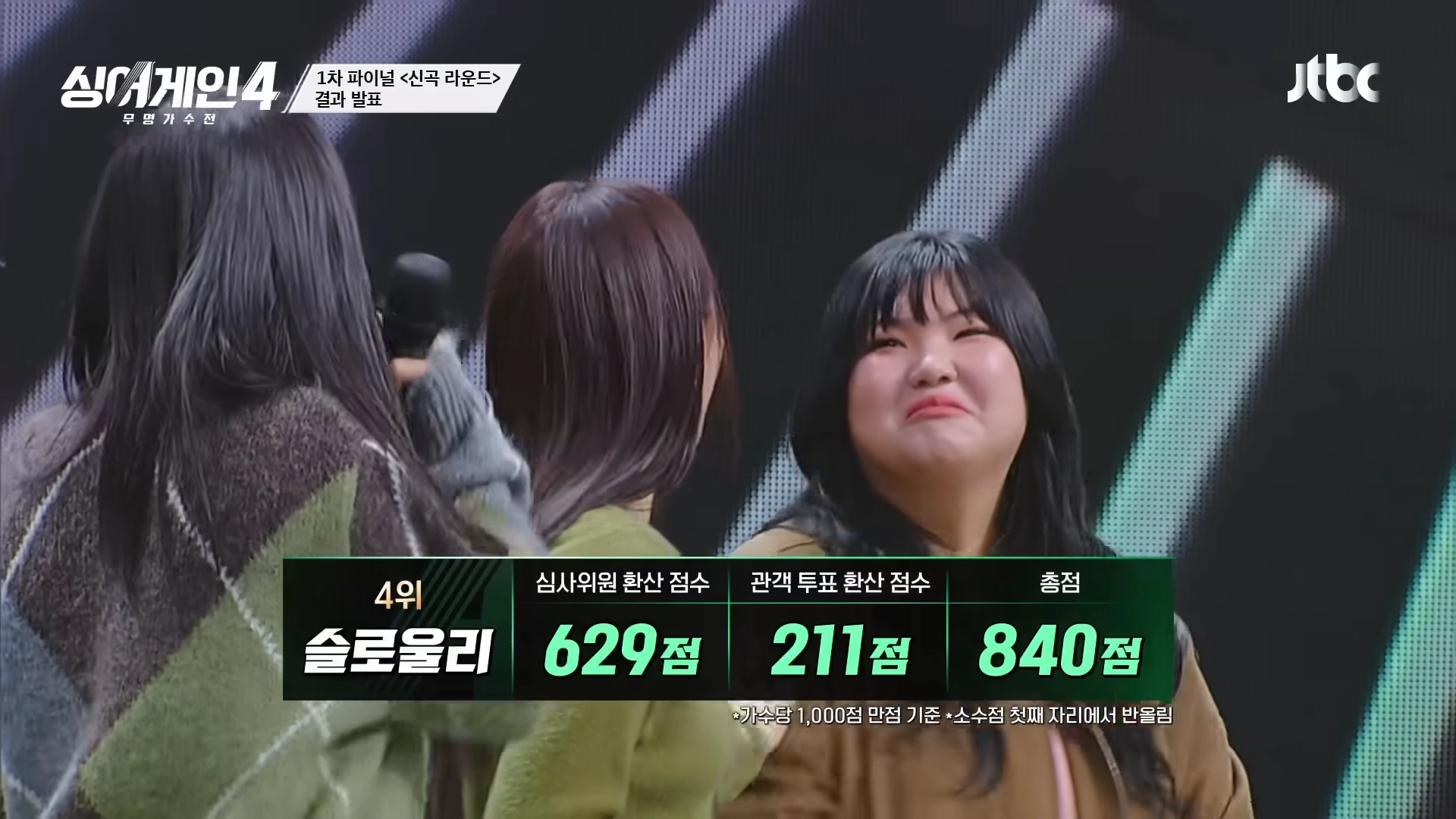싱어게인4 TOP4 진출자 슬로울리