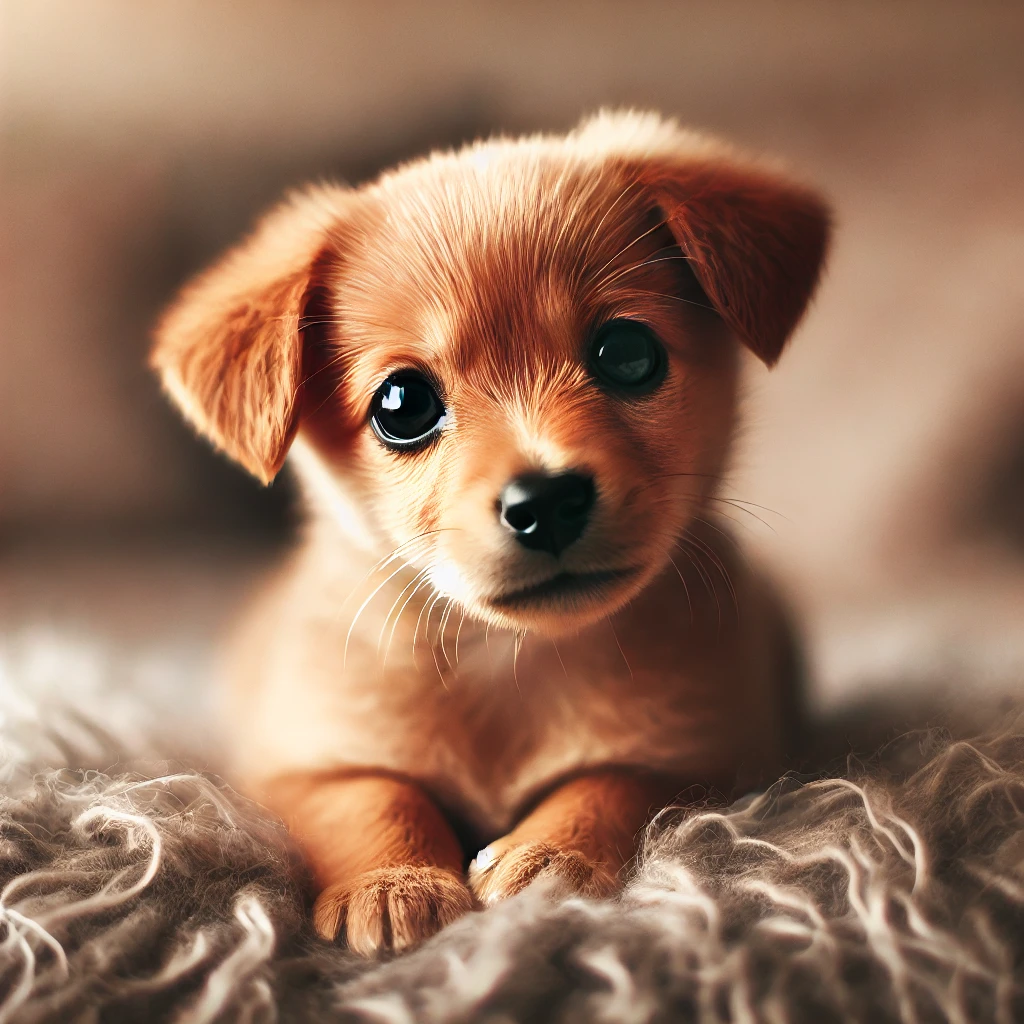 어린 강아지 감기 유행