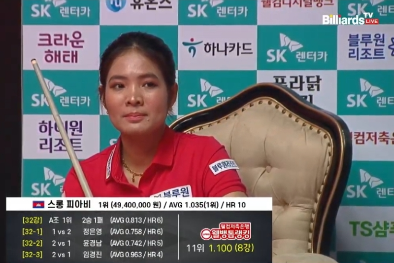 LPBA 월드챔피언십 2023 결승전 - 우승 스롱 피아비 당구선수