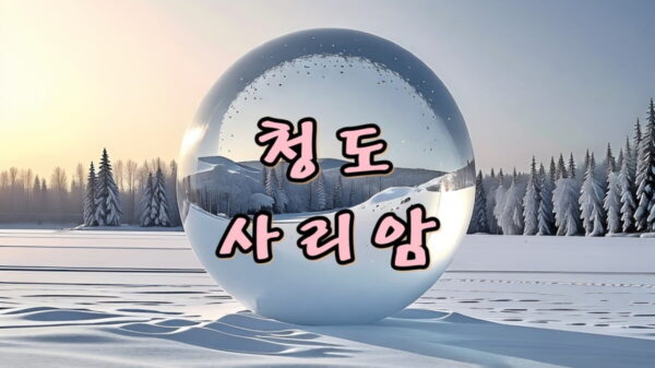 비 오는 날 청도 사리암과 운문사 사찰 여행 썸네일