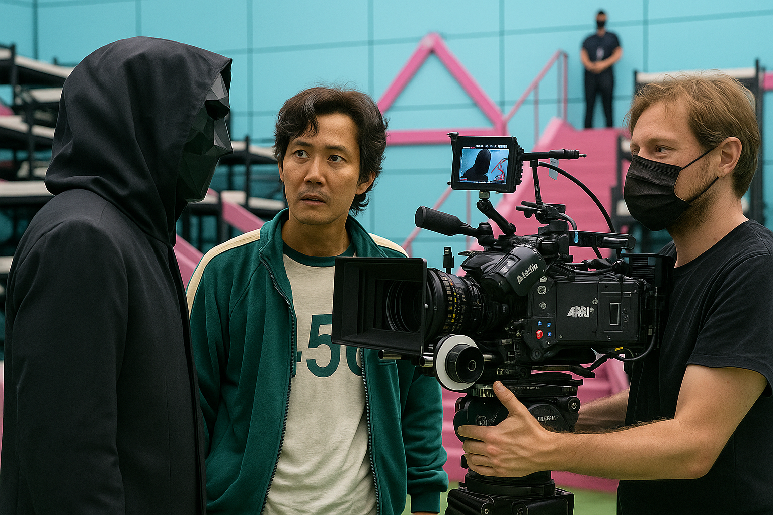 이병헌 배우가 말하는 오징어게임 촬영 비하인드 관련 사진