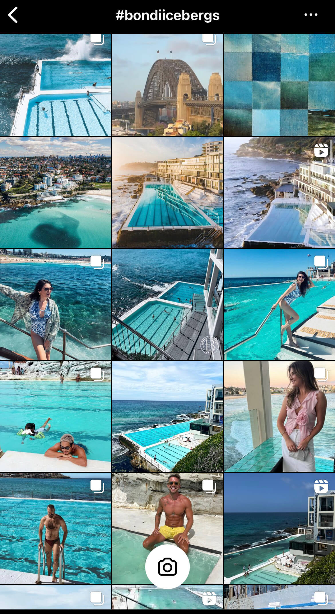 본다이 아이스버그 인스타그램 이미지들