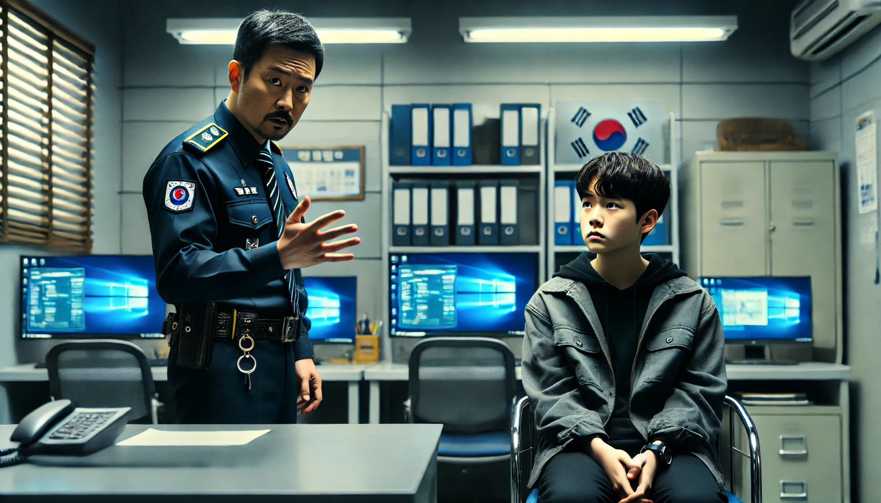 악플을 단 소녀