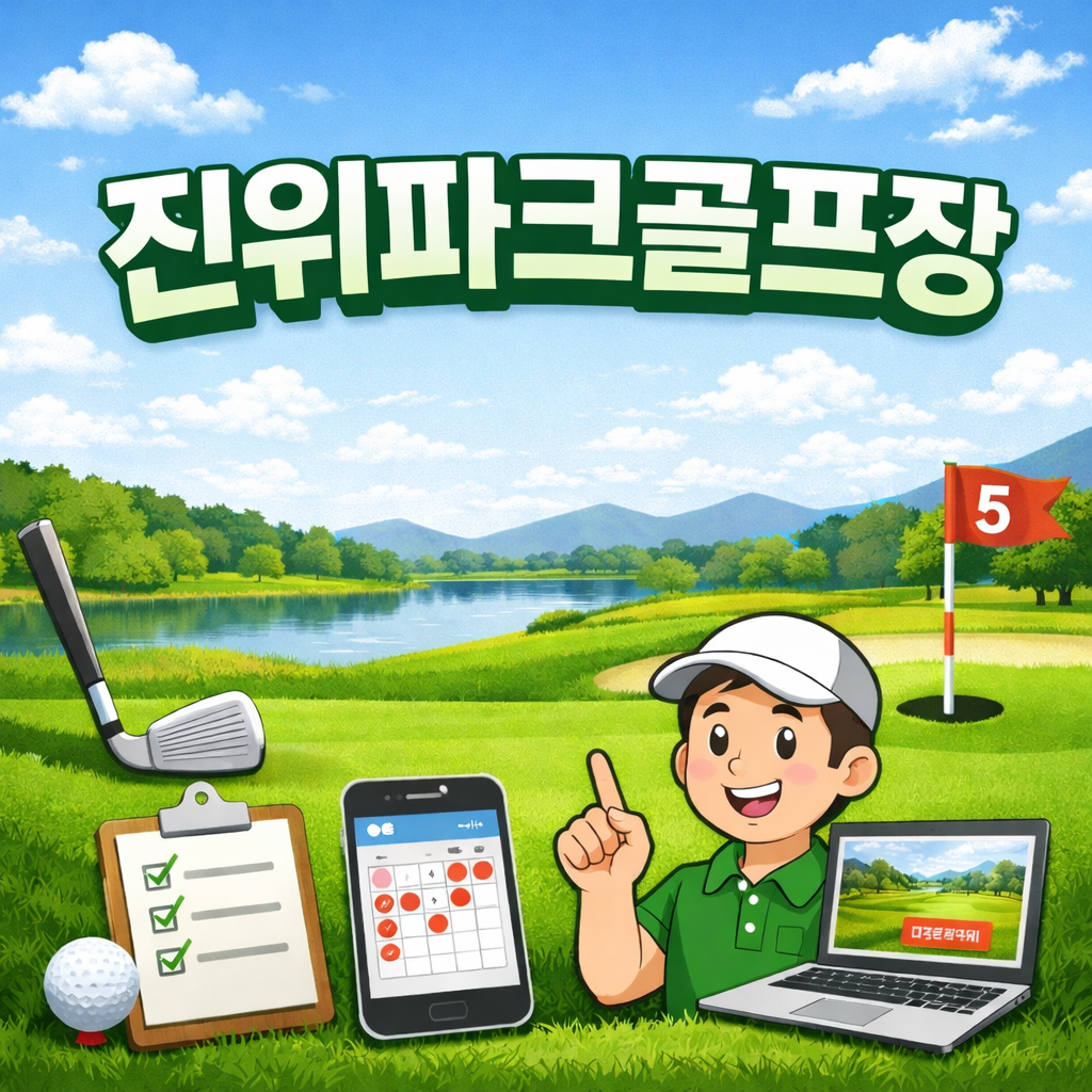 2026 평택시 진위파크골프장 예약 방법 총정리 (예약 꿀팁까지)
