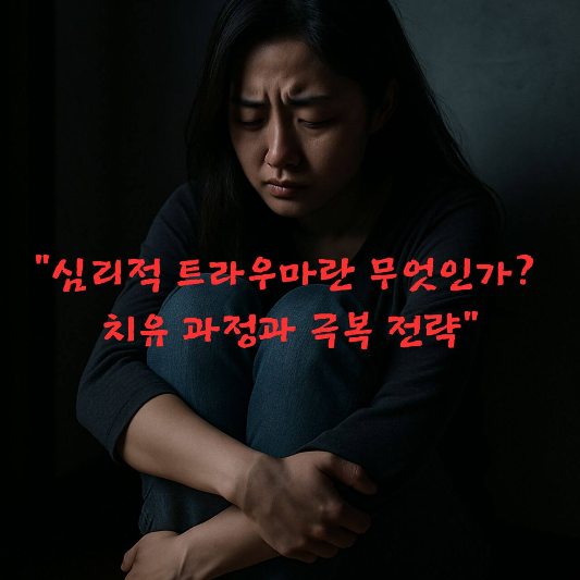 심리적 트라우마, 트라우마 치유, 외상 후 스트레스, PTSD, 심리상담, 
트라우마 극복, 트라우마 치료법, 정신건강, 자기치유, 외상 후 성장