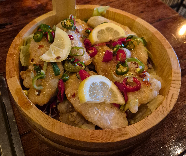 부산집 탕슉 청양고추마요 샐러드