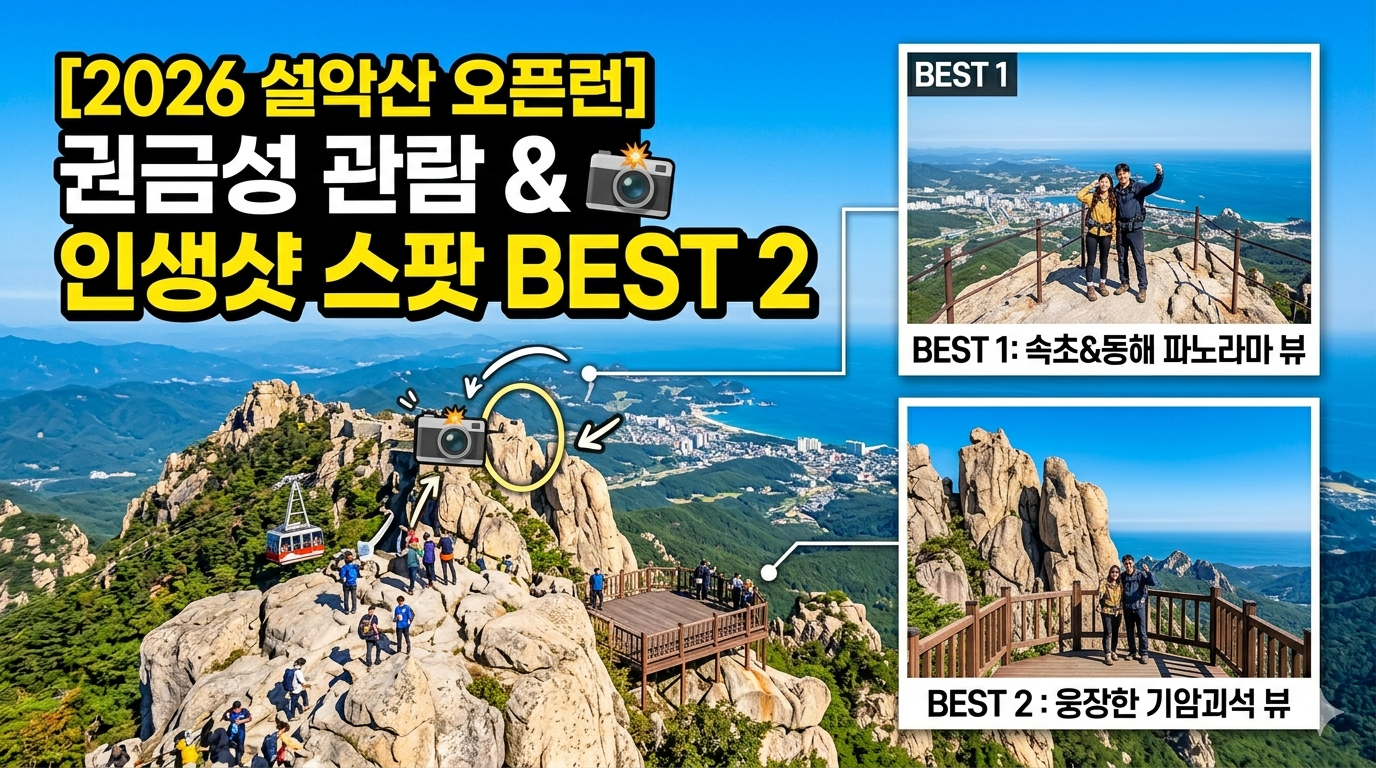 권금성 관람, 100% 즐기는 포인트