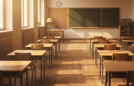 나란히 배치된 책상