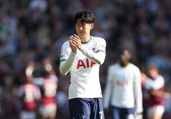 손흥민 경기 후 모습