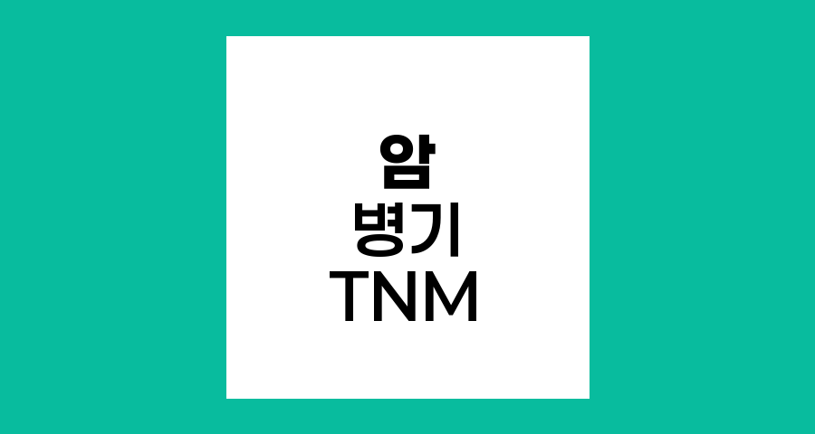 암 병기의 정의와 TNM 분류법