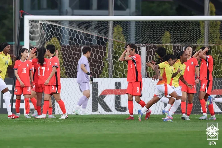 2025 여자축구대표팀 콜롬비아 1차전 결과 &ndash; 박수정 데뷔전&amp;#44; 김민정 PK 선방에도 0-1 패배