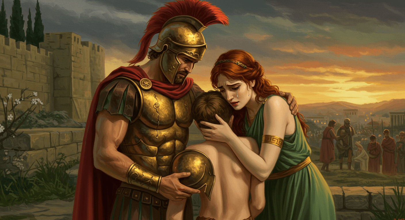 헥토르와 안드로마케 (전쟁, 인간성, 트라우마 관련 사진