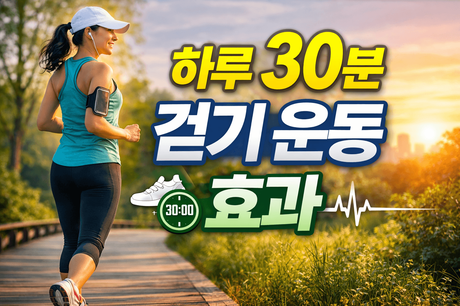 걷기 운동의 놀라운 효과! 다이어트&middot;혈압&middot;면역력까지 한 번에 잡자