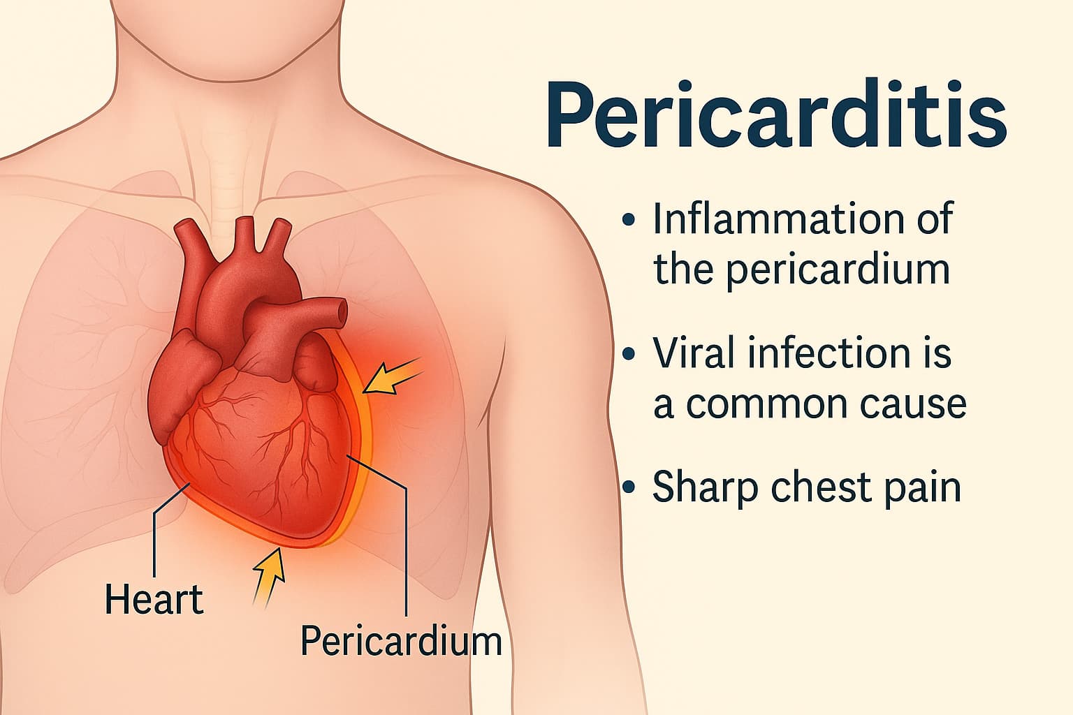 심낭염 증상과 원인, 감기처럼 시작되는 심장질환