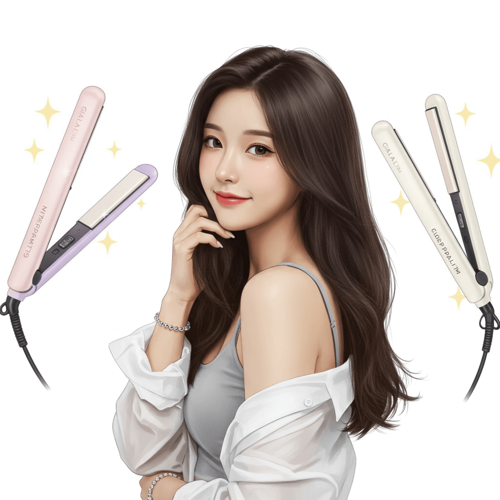 글램팜 고데기 고장