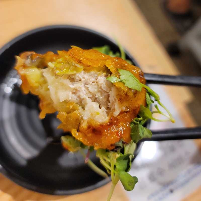 어향가지튀김 속