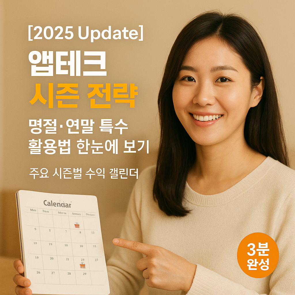 [2025 Update] 앱테크 시즌 전략 ｜ 명절·연말 특수 활용법 한눈에 보기