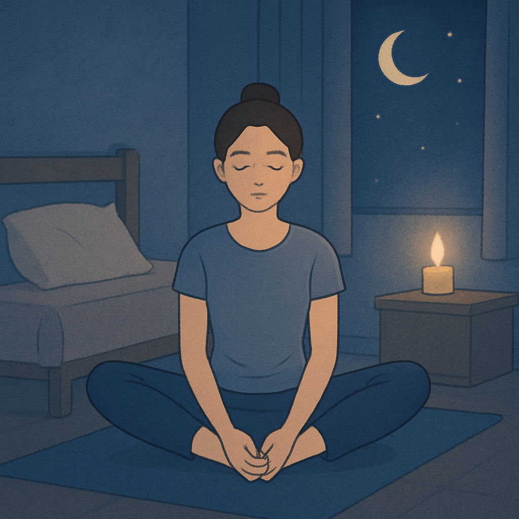 불면증에 효과적인 야간 요가 루틴