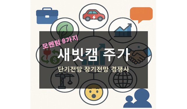 새빗캠 주가