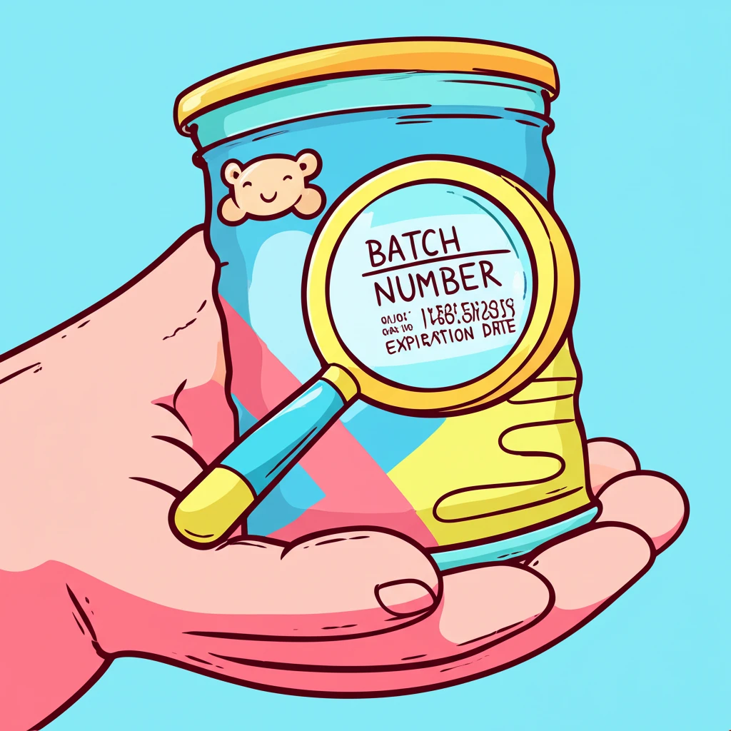 압타밀 분유 배치 번호 위치와 리콜 ..