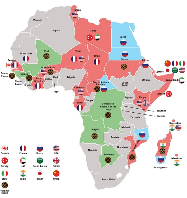 아프리카 군사 지도