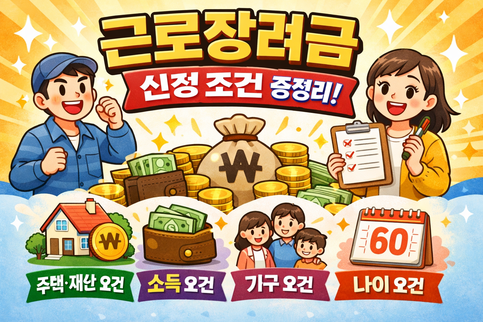 근로장려금 신청 조건 총정리 (2026 지금 신청 가능 여부 확인)