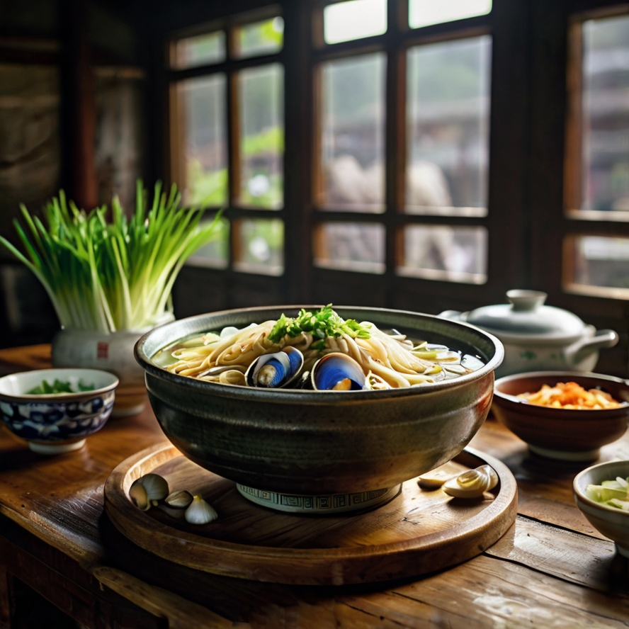 안산맛집 바지락 칼국수 이미지