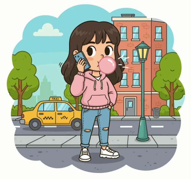 아이들 스마트폰 사용 이미지