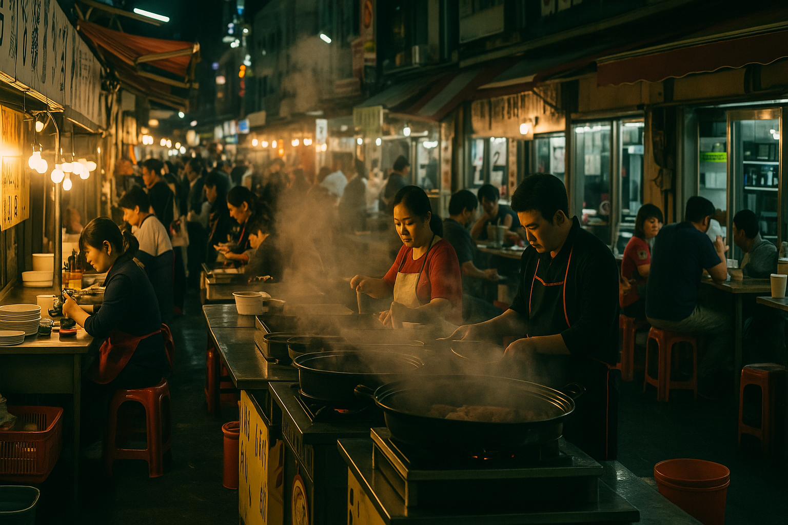 밤에 더 뜨거워지는 대구의 맛