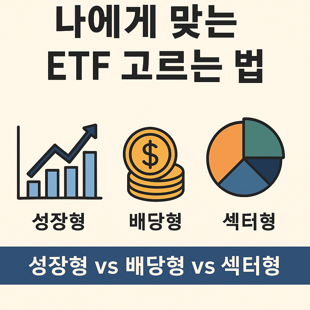 성장형 vs 배당형 vs 섹터형