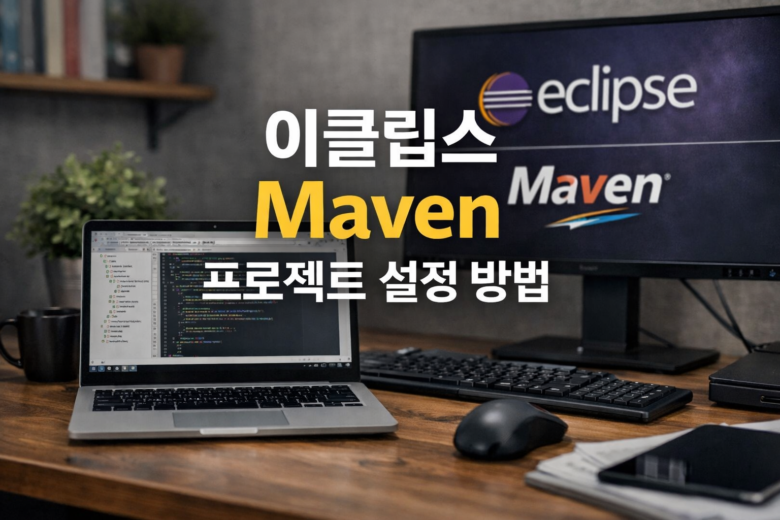 이클립스 Maven 프로젝트 설정 방법