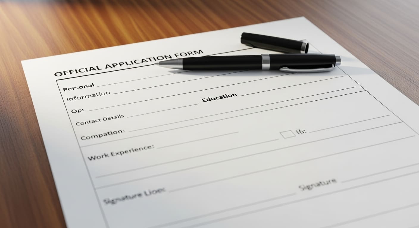 사망보험금 선지급 신청서와 펜이 놓인 모습