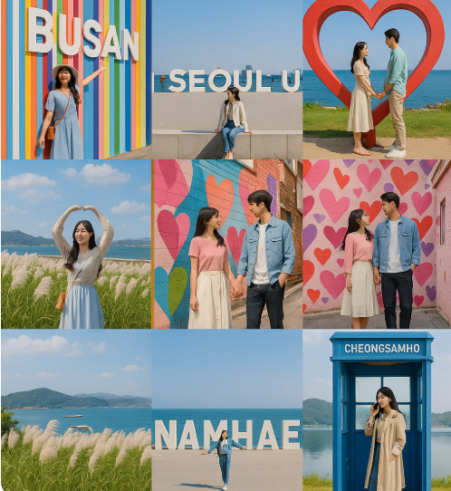 포토존 중심 여행관련 사진