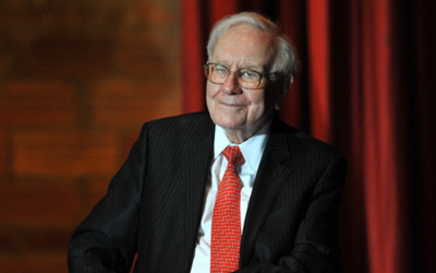 버크셔 해서웨이의 회장 워랜버핏 사진