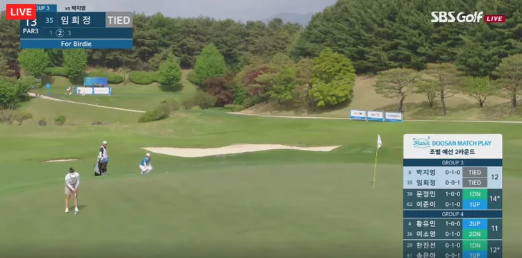 두산 매치플레이 챔피언십 2라운드 결과 하이라이트
